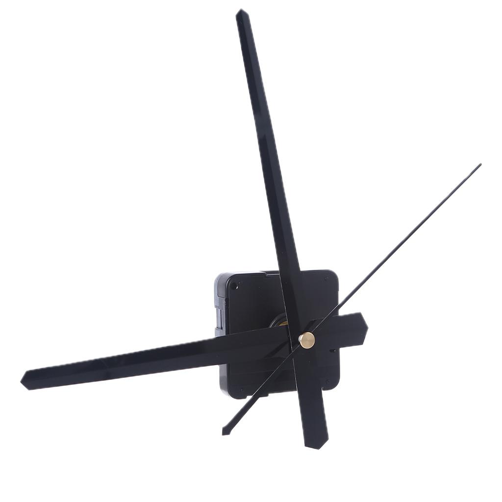 DIY Quartz Wall Clock Movement Mechanism with Hands Long Shaft Silent Kit Battery Operated Repair Parts