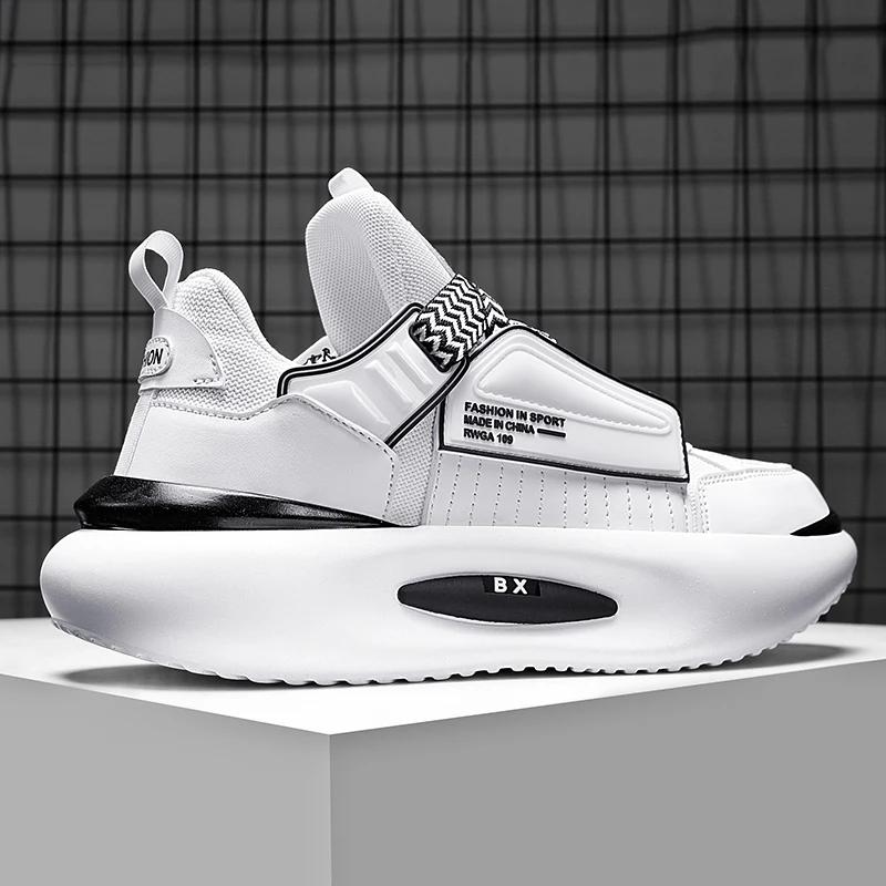 Fashion Men's Running Thick Sole Sneakers Lightweight Casual Men Walking Tennis Basketball Shoes 2025 Sapato Masculino Zapatillas Hombre