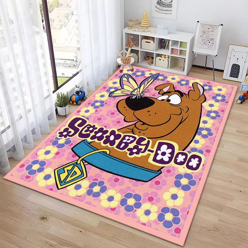Halloween cartoon comedy adventure movie Scooby-Doo carpet is suitable for living room and bedroom doormats office balcony decorative carpet V12