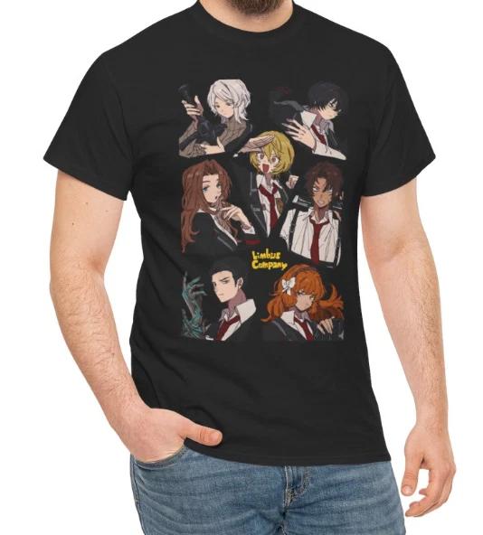 Limbus Company Unisex Tee Anime Gamer Otaku Chibli Manga T-Shirt 4XL