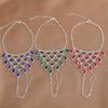 Rhinestone Bridal Hand & Foot Chain - Dual-Use Beach Jewelry