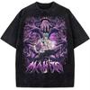 Jujutsu Kaisen Mahito Graphic Printed Tshirt Mens and Womens Washed Tshirt High Quality Vintage Cotton Tshirt Tops