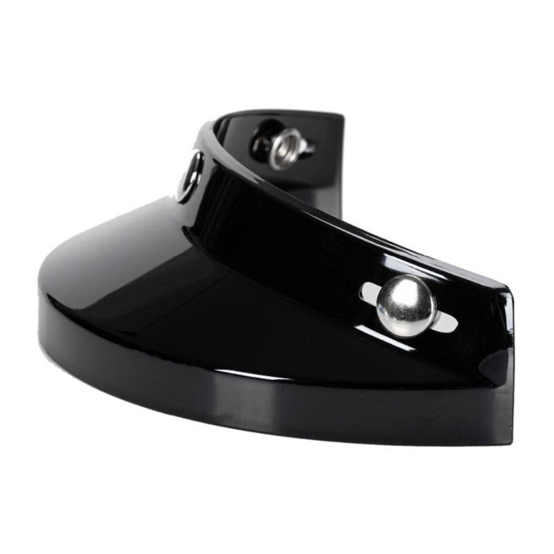Universal 3 Snap-Button Visor Flip Up Wind Shield Fit for Open Face Motorcycle-Helmet Anti-UV Fog Windproof Accessories