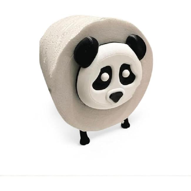 Cute Animal Toilet Paper Holder - Sturdy PLA Bathroom Tissue Roll Stand (Cat, Pig, Frog, Dog Designs) (Frog)