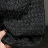 Retro Red And Black Particle Woven Plaid Jacquard Fabric 3D Texture Silhouette Creative Diy Fashion Garment Designer Fabric