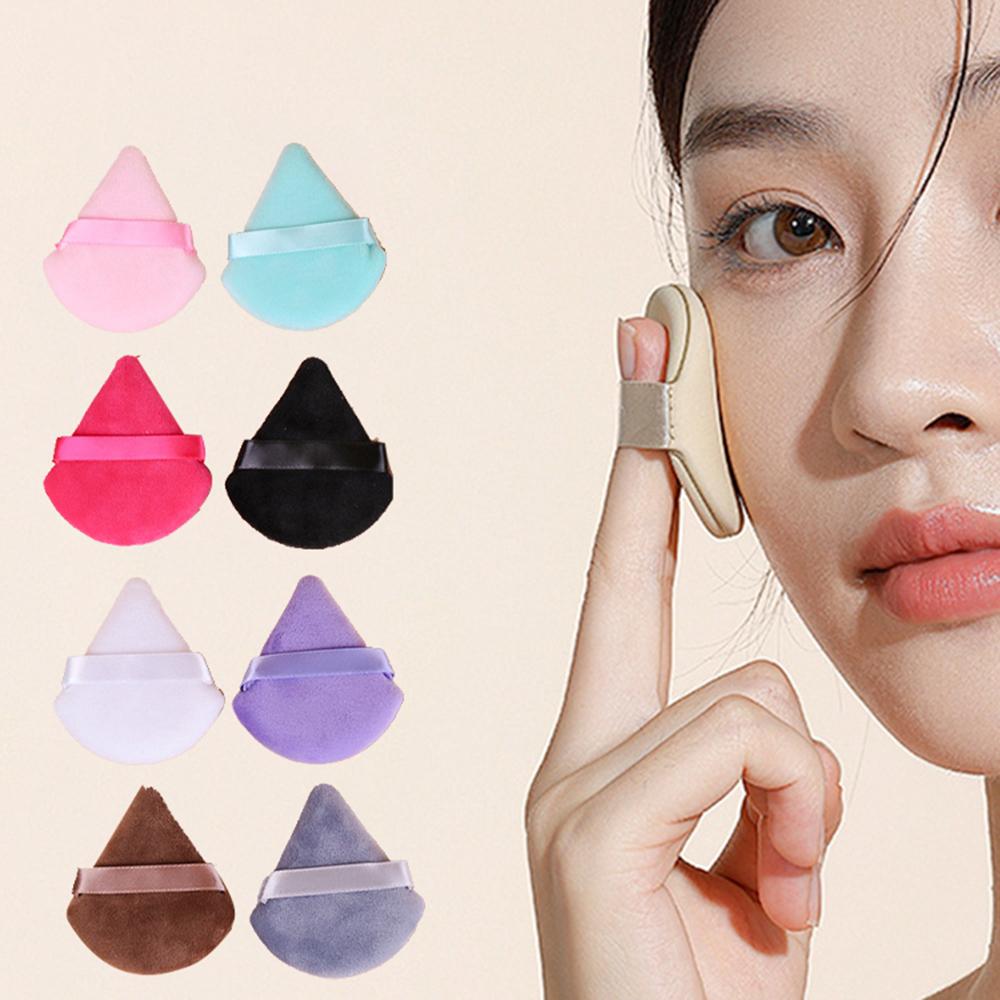 Triangle Powder Puff Face Makeup Sponge Soft Triangle Powder Puffs for Loose Powder Body Powder Cosmetic Foundation Sponge Pack