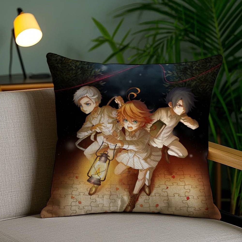 

The Promised N-Neverland Pillow Case Anti-dustmite Invisible zipper Sofa Bed 12x12Inch