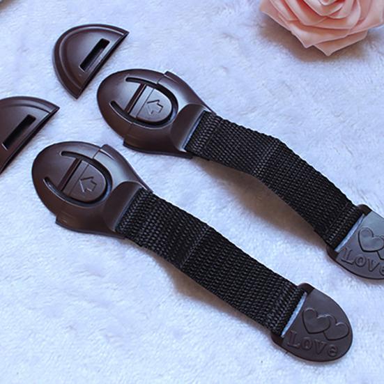 Rotatable Adhesive Cabinet Drawer Fridge ABS Children Baby Safety Lock Latch