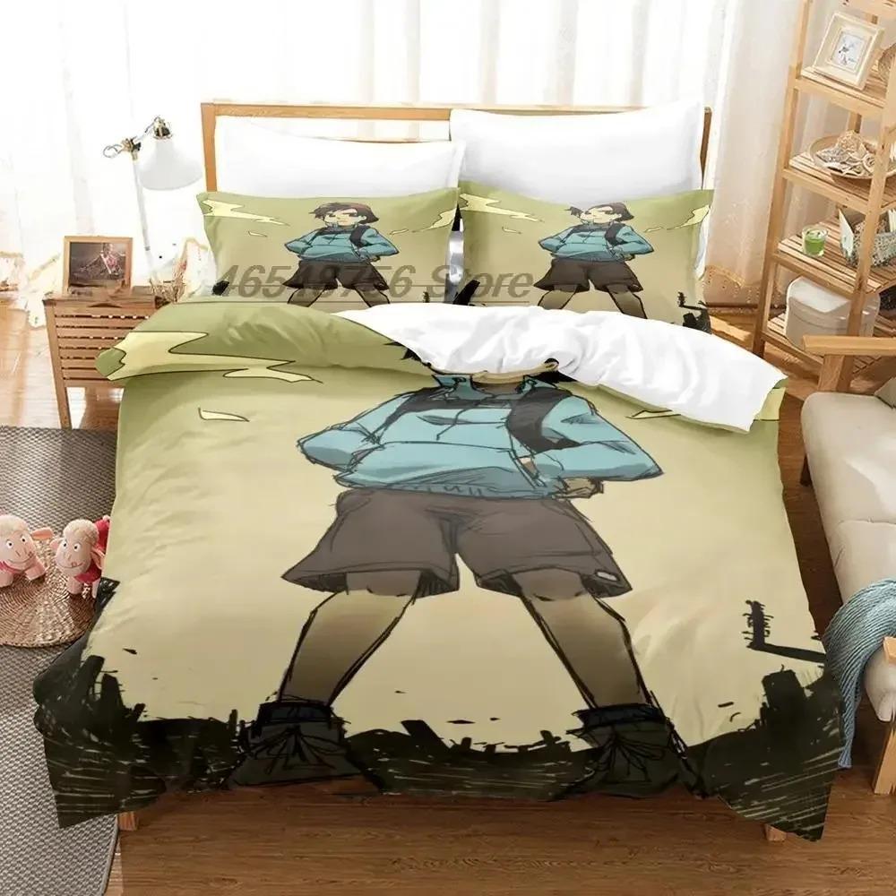 New Flcl Bedding Set Single Twin Full Queen King Size Bed Set Adult Kid Bedroom Duvet Cover Sets 3D Print Bed Sheet Set Kawaii