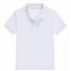 Polo enfant manches courtes blanc - noir - gris ( lot 3 ) - - Blanc
