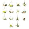 Artificial Flower Wreath, Sustainable Hanging Ornaments, with Elegant Flower Decorations for Bedroom Living Room Balcony Cafe Nursery