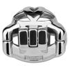 FRRK Men's Stainless Steel Cock Chastity Lock - Adult Toy