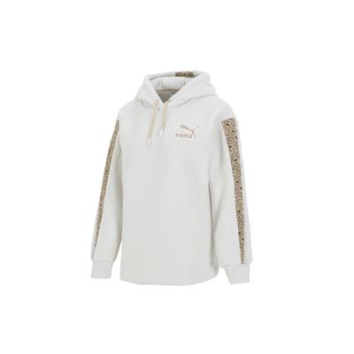 Hooded Casual Pullover Sweatshirt Women Sweatshirt Off-White 534985-05