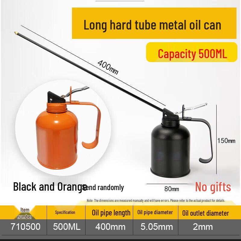 Manual High-Pressure Oiler with Long Nozzle