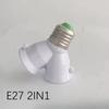 E27 To E27 Screw Socket Lamp Holder, 1-to-2 Converter, Multi Head E27, One Turn, Double Head Extension Lamp Holder