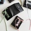 Silk Ribbon Balletcore Three Fold Wallet Korean Style Crossover Strappy Card Bag  Girls