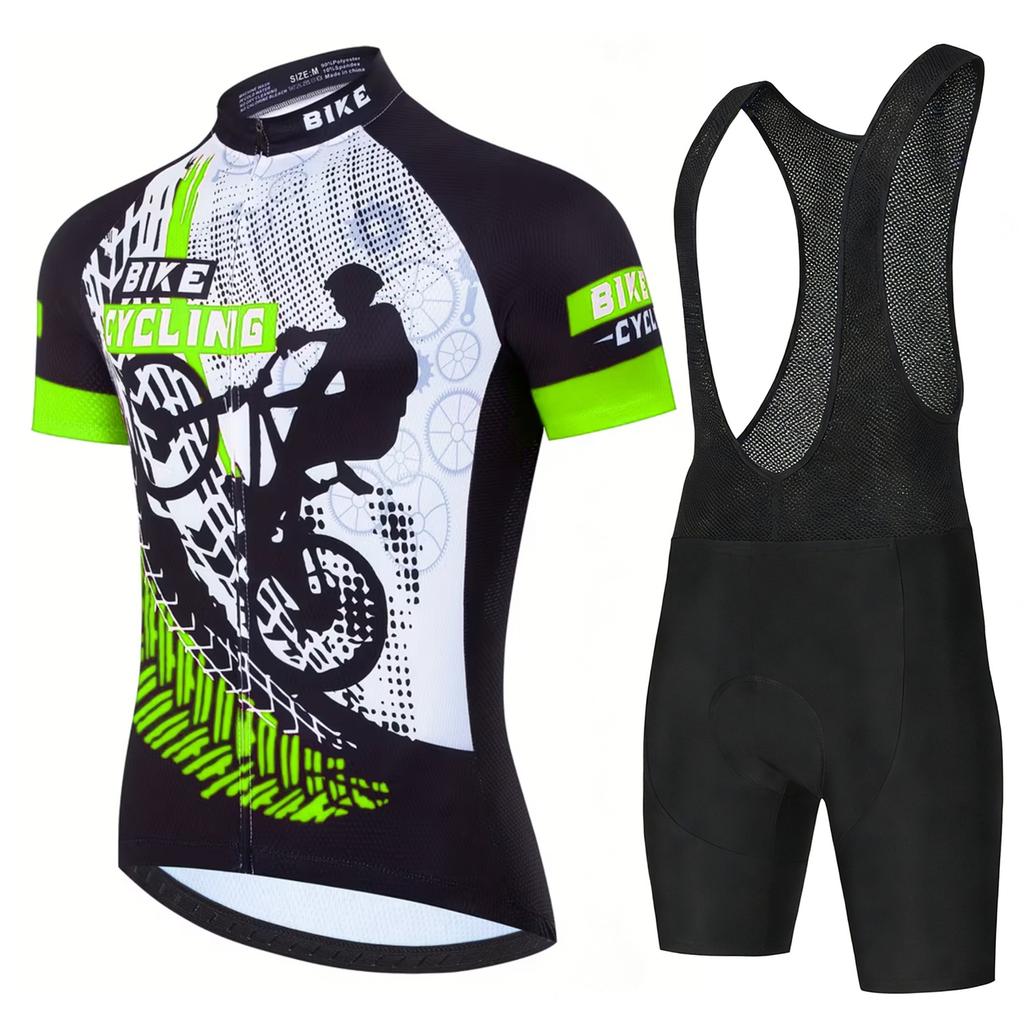 Men's Cycling Clothing Man Mens Cycling Clothes for Men Mtb Short Sets Summer Team Set Bib Shorts Bicycle Pants Bike Jerseys