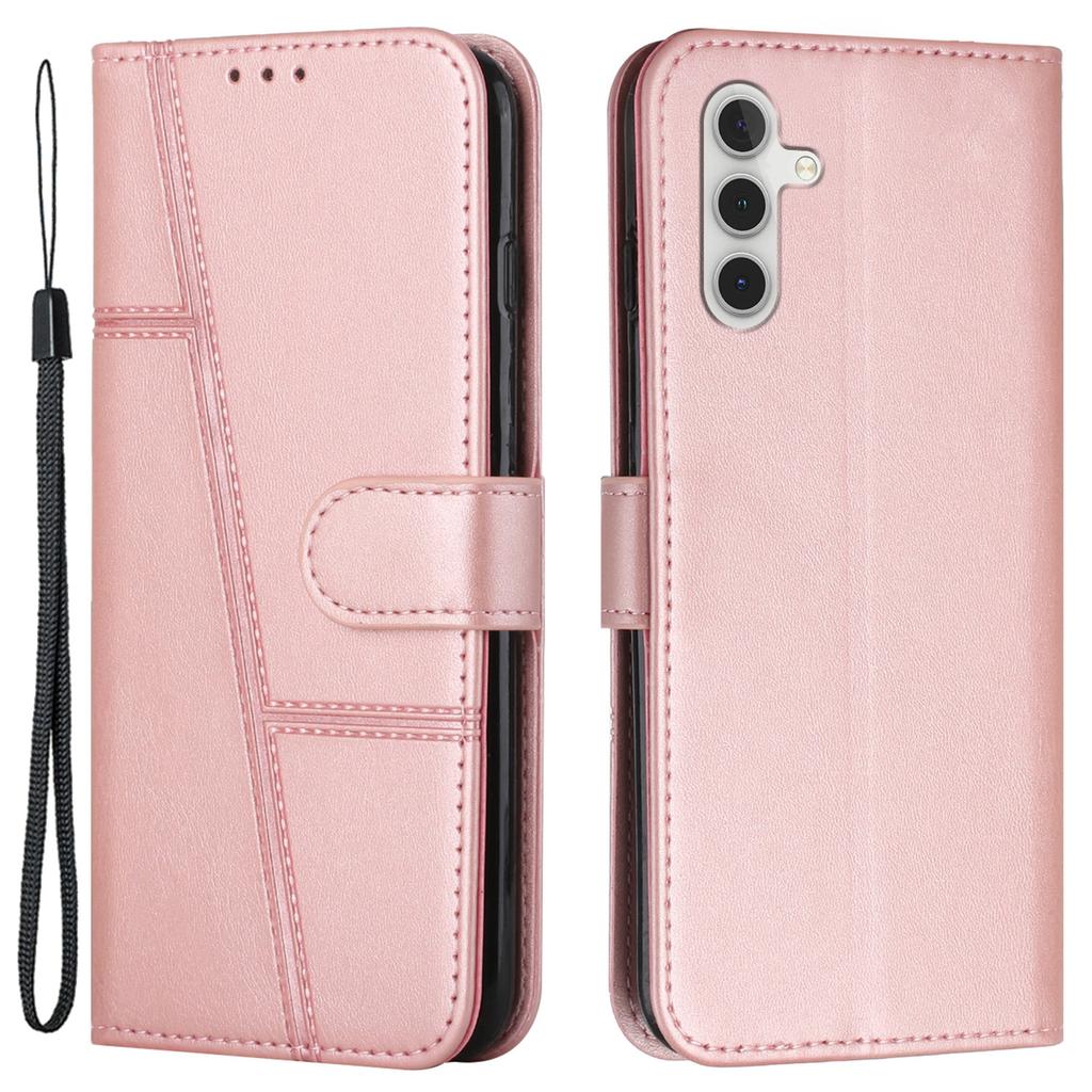 For Samsung Galaxy A55 5G Cell Phone Case Wallet PU Leather Phone Stand Cover