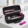 EVA Plastic Hair Tool Storage Bag Portable Shockproof Hair Straightener Storage Bag With Handle Black