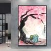Poster and Painting  Mewtwo Charizard Christmas Gifts Home Room Picture Wall Art Classic Spray Printing Canvas Painting