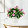 Eye-catching Faux Rose Bonsai Easy Care Vivid Appearance Decoration