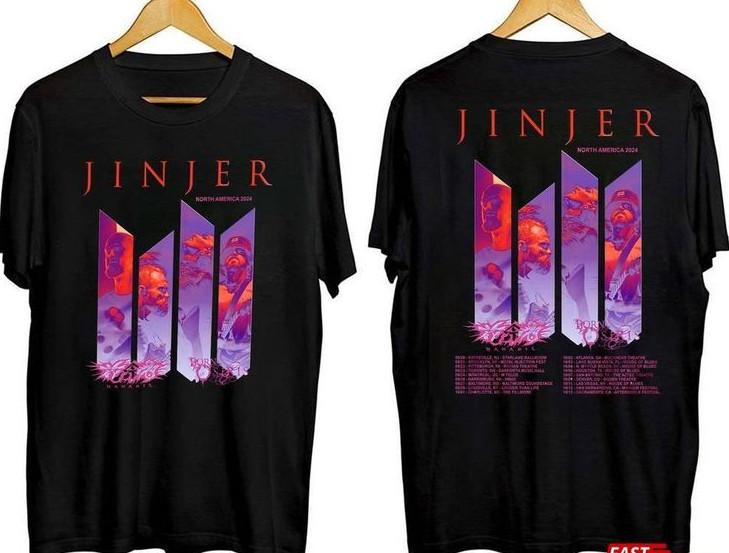 Jinjer 2026 North American Tour Shirt Concert Band Classic Unisex shirt XXXL