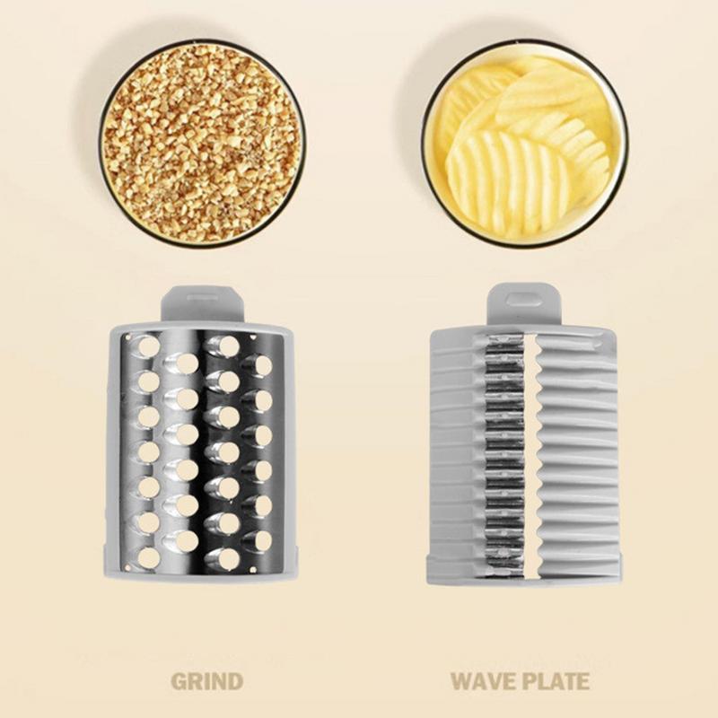 Vegetable Shredder Rotary Kitchen Slicer For Cheese With Handle Manual Garlic Grinder Multifunctional Shredder Nut Chopper For