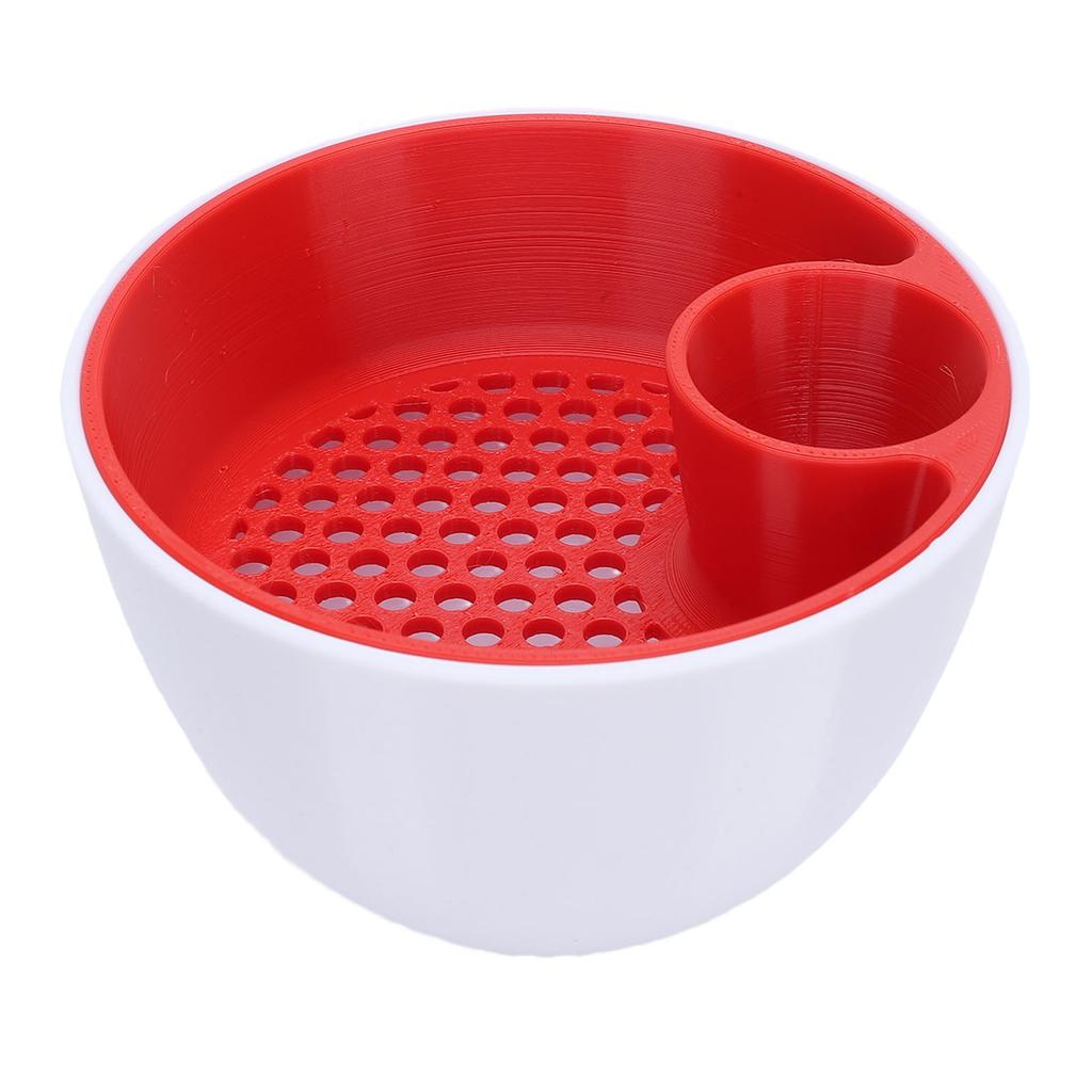 Dwukomorowa miska na pistacje z pojemnikiem na łupiny, drukowana 3D, 2 w 1, organizer na przekąski do serwowania orzechów, wbudowany kosz na śmieci