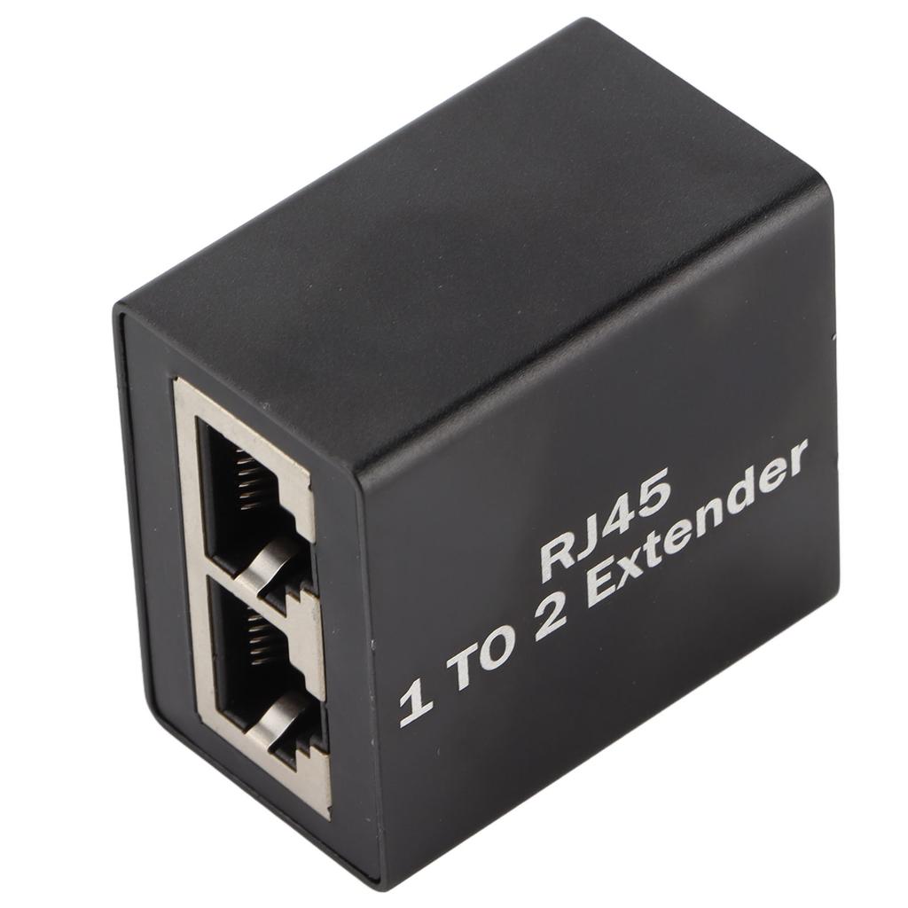 Ethernet Splitter RJ45 Network Connector Adapter Ethernet Socket Extender SplitterOne To Two Splitter