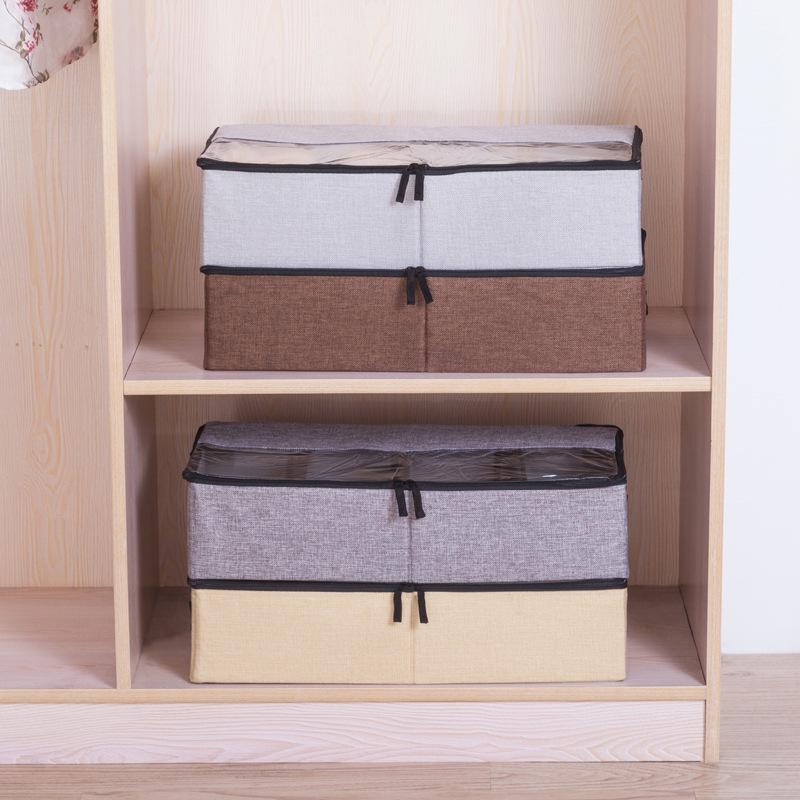 Bestseller Multifunktionale Transparente Stoffaufbewahrungsbox für Schuhe und Unterwäsche