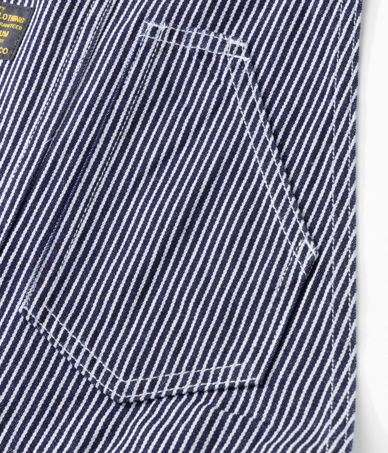 OKONKWO Railroad Stripe Work Overalls - Outdoor Canvas Jumpsuit