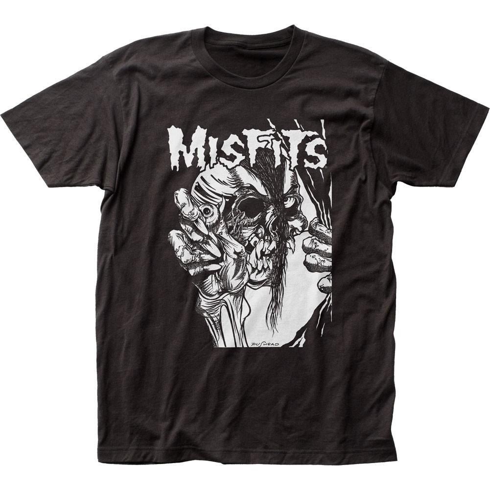 Misfits Pushead Глаз Ч/Б Мужская Футболка Музыка Классический Концерт Рок-Группа Черная L