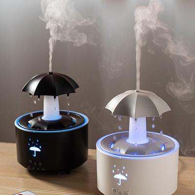A60P Raindrop Humidifier For Bedroom Large Room Air Humidifiers & Aromatherapy Diffuser Quiet Humidifier With Light