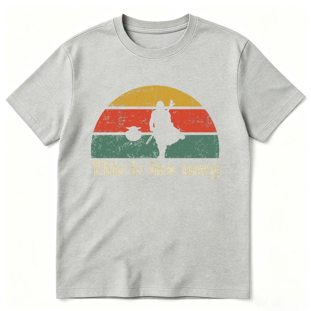Funny Jedi The Retro Way Graphic Tshirt Unisex Women Clothing Fashion Vintage Tshirts Cotton Oversized Short Sleeve T Shirts Tops