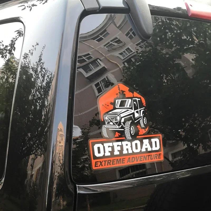 Sticker Decals Parts Sunscreen and Waterproof PVC Cover Scratches for Jeep Sticker Off Road Graphic Vinyl Stickers 4X4 Exterior AMV1