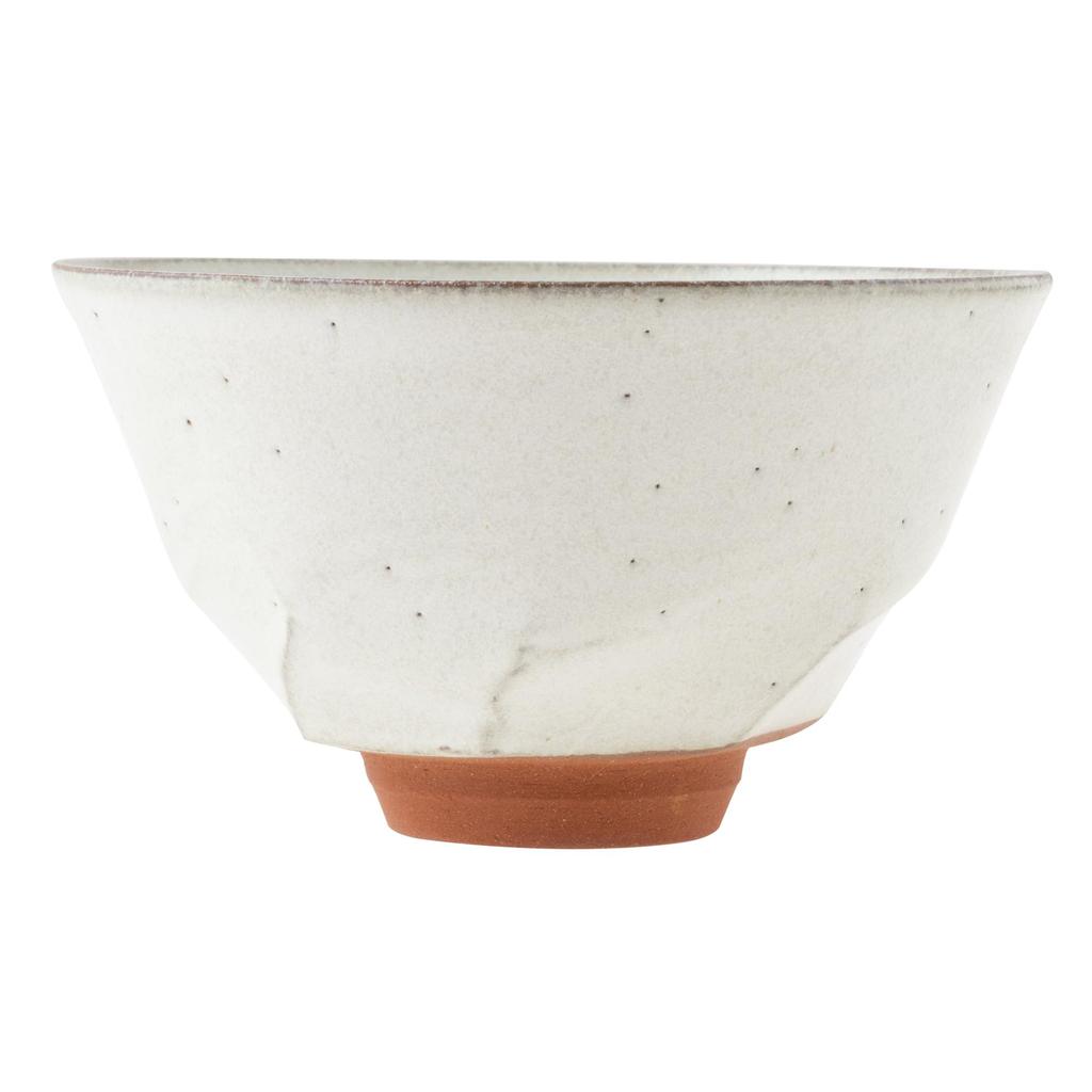 Marui Seito Shigaraki Ware Hechimon Bowl, 520ml Capacity, White Glaze, White