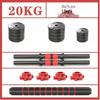 Adjustable Dumbbell & Barbell Weight Set