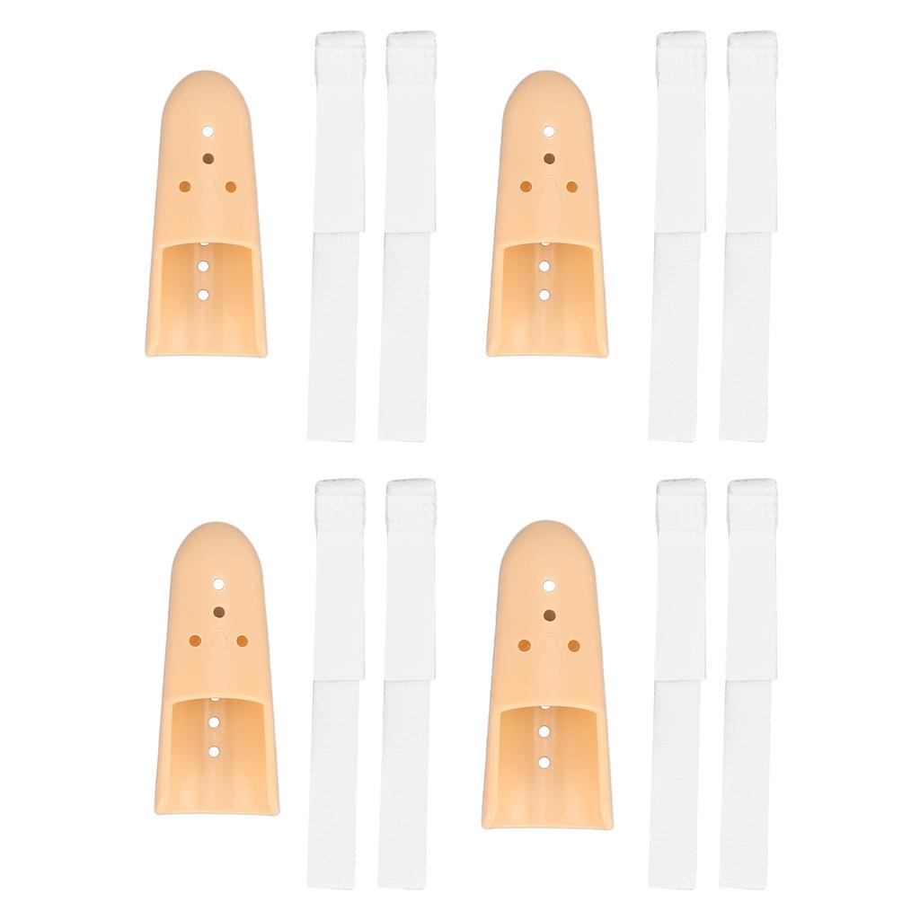 Finger Support Brace 4 Different Size Straightening Breathable Finger Support Splint Stabilizer for Arthritis Relief