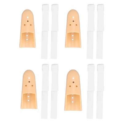 Finger Support Brace 4 Different Size Straightening Breathable Finger Support Splint Stabilizer for