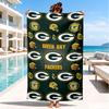 Green Bay Packers Fan Gear Beach Towel, Quick-drying, Easy to Care for, Suitable for Both Fitness and Beach Vacations,Sports Essential