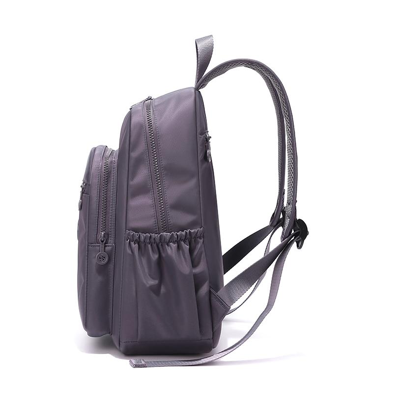 Zaino Monocolore da Donna Leggero Impermeabile in Nylon Zaino da Viaggio