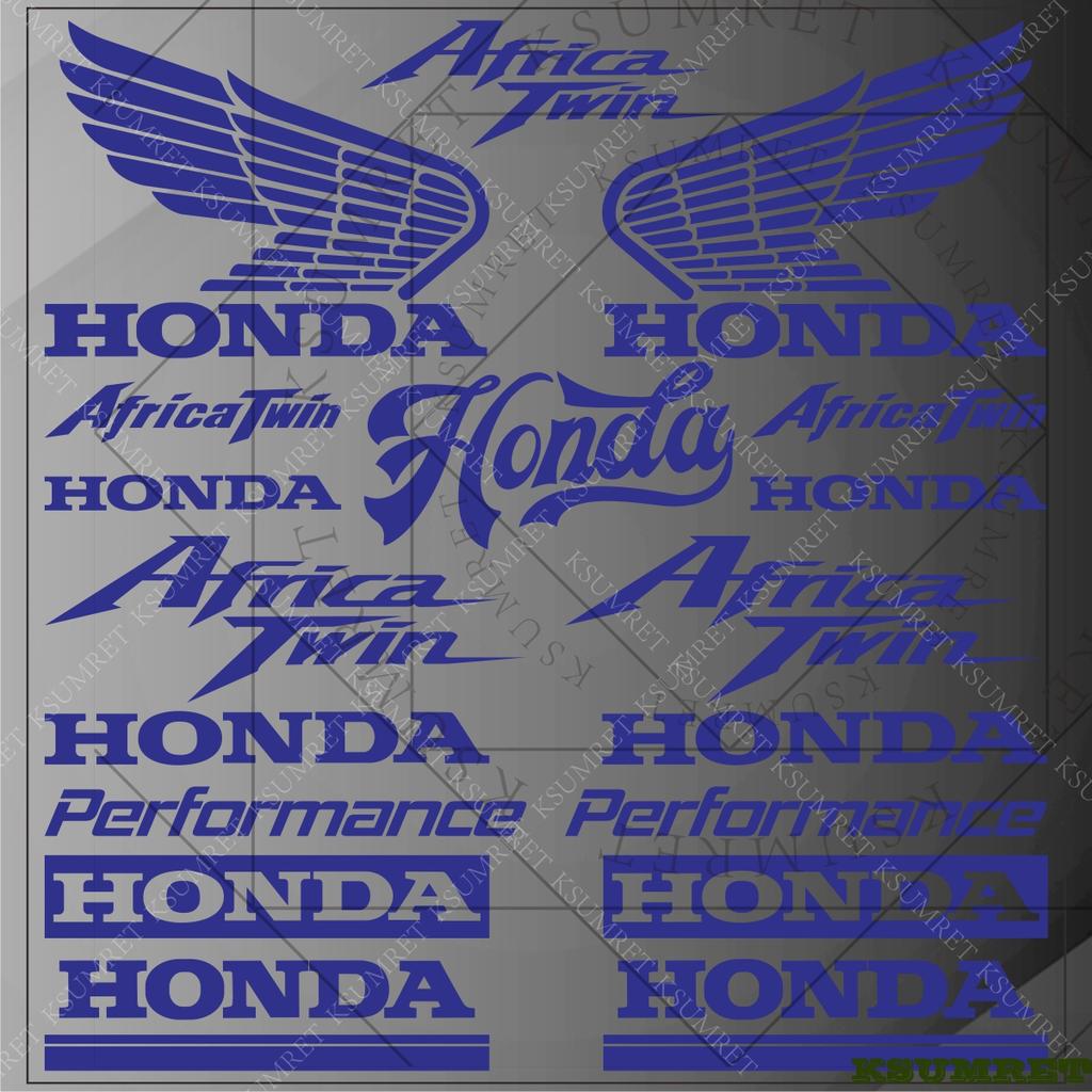 AAADL1 Honda African Twin accessories stickers Motorcycle Sticker Helmet Wing Logo exhaust Performance Waterproof