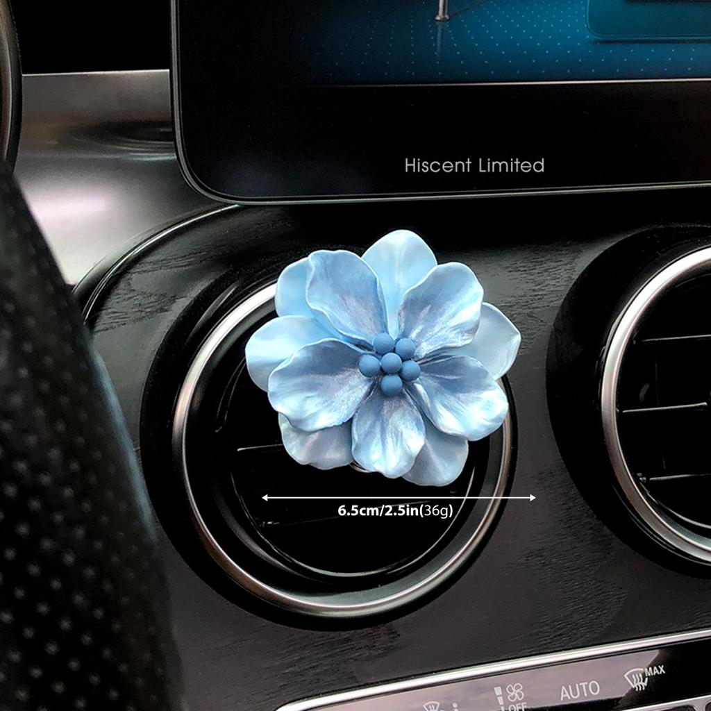Car Perfume Clip Flower Air Outlet Car Air Freshener Peach Blossom Aroma Diffuser Car Decoration Accessories Fresh Air