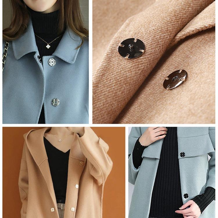 Coat Hidden Button Buttons, Clothes Sub-Mother Buttons, Women'S Tops, Cashmere Jackets, High-End Button Accessories, Invisible Snap Buttons