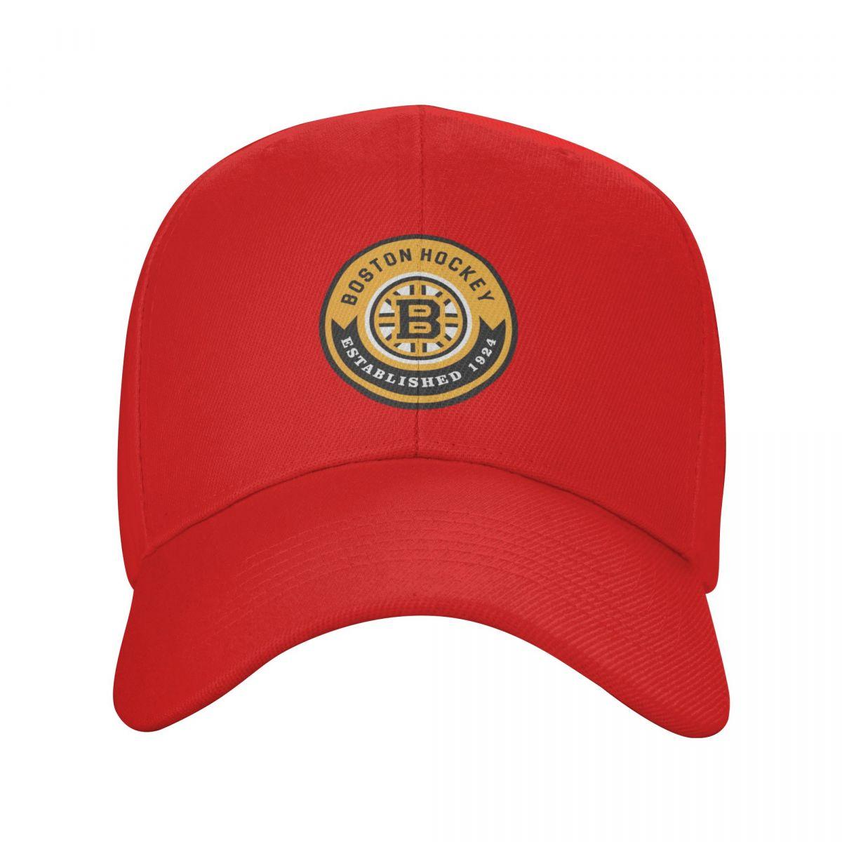 Бейсболка Boston Bruins Хоккейный клуб Бейсболка Тракер на день рождения Шляпа с лошадью Шляпа Wild Ball Мужская Женская