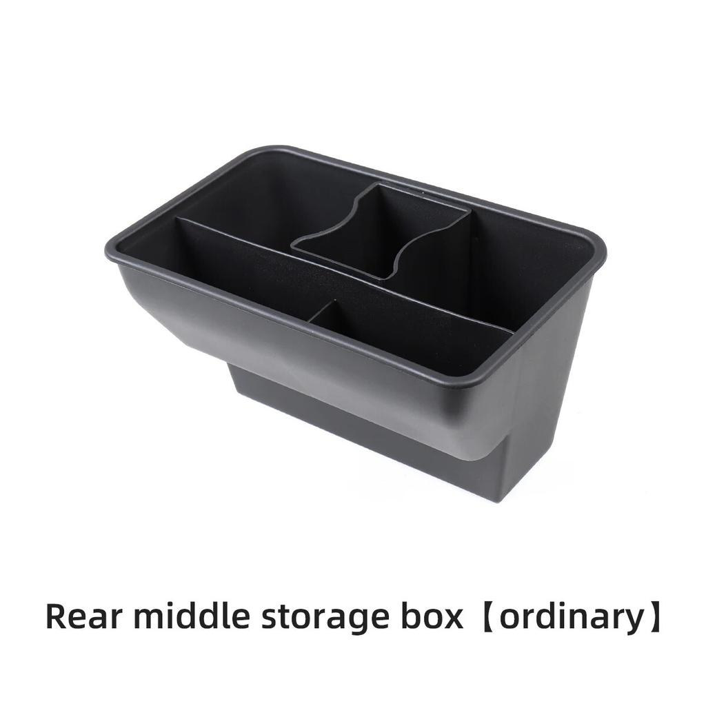 Armrest Rear Storage Box Console Under Seat Organizer Drawer Holder for Tesla Model Y Interior Modification Car Accessories Case
