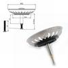 Hot New Sink Drain Waste Stainless Steel & Rubber Stylish Useful Kitchen