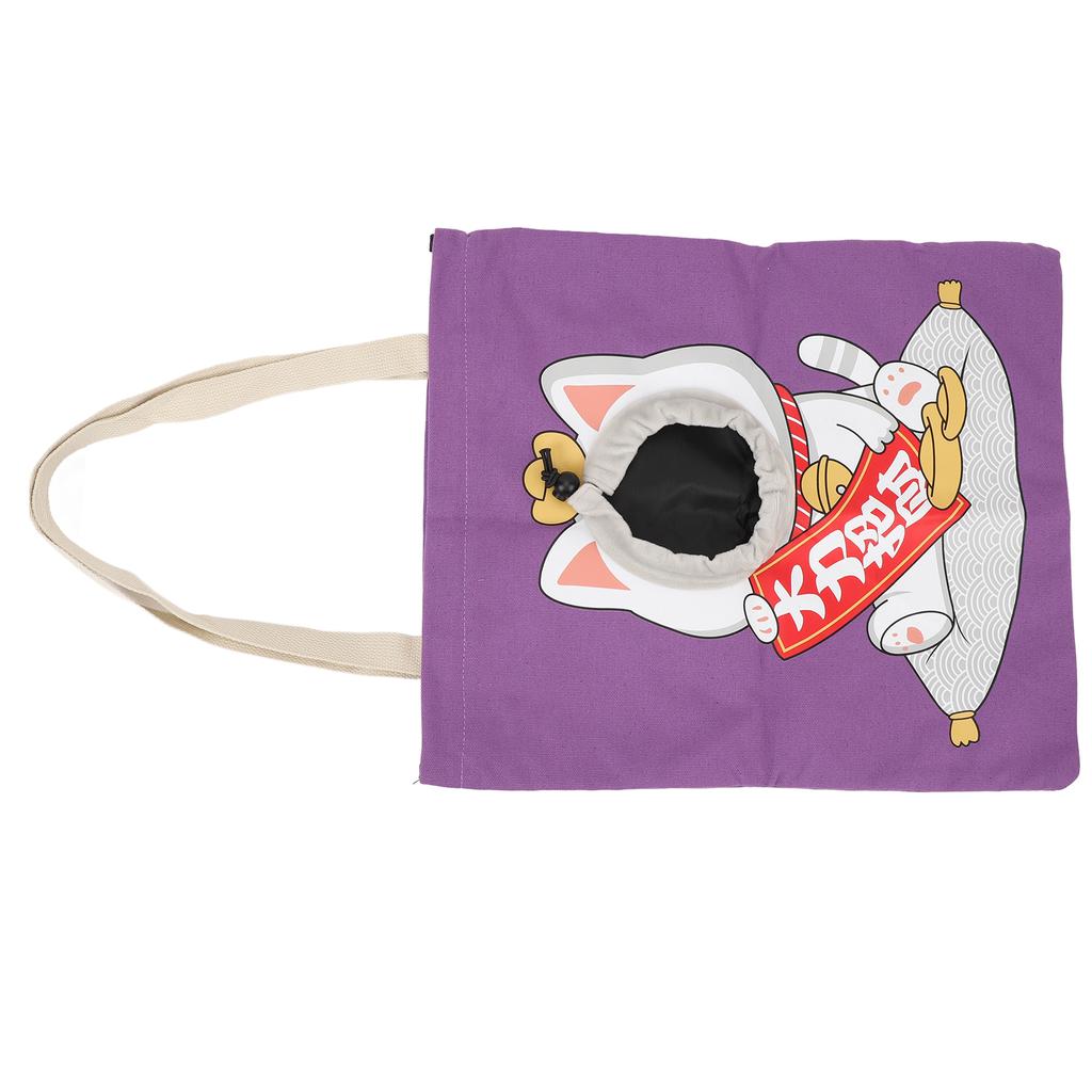 Pet Shoulder Carrying Bag Cute Head Out Canvas Portable Travel Cat Carrier Bag for 0 To 8kg Small