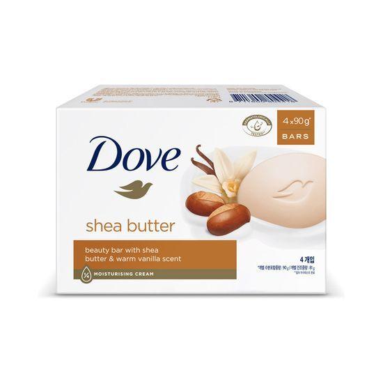 Dove Shea Butter Bars 90g x 4 Pack