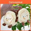 Adorable Plush Short Meat Bun Keyring Creative Doll Soft Toy For Unique Bag Hangers